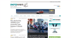 Desktop Screenshot of infonor.com.mx